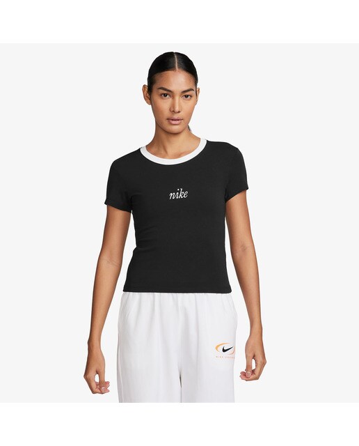 T-shirt de Mulher Sportswear Chill Knit Preto-1