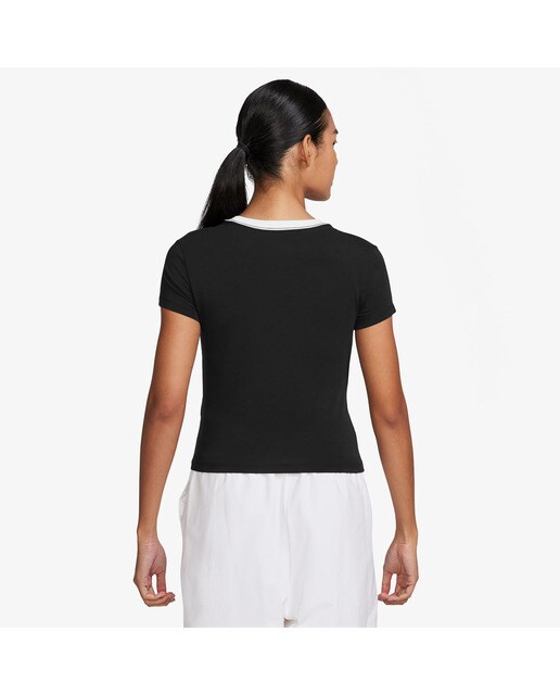 T-shirt de Mulher Sportswear Chill Knit Preto-2