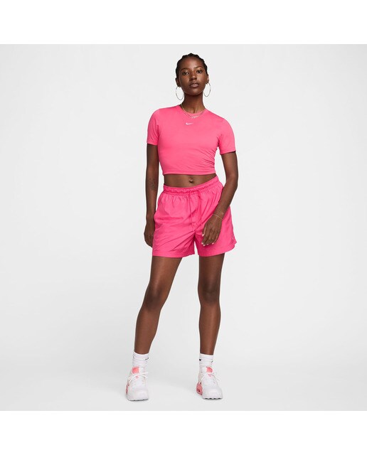 T-shirt de mulher Sportswear Essential Nike Rosa-5