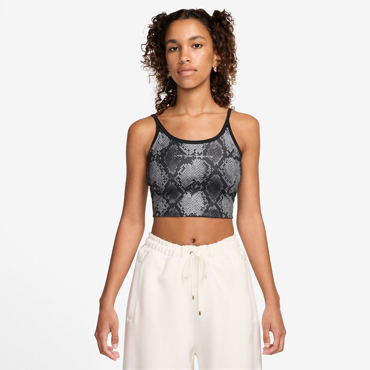 T-shirt de Mulher SPT AOP Crop Tank Preto-1
