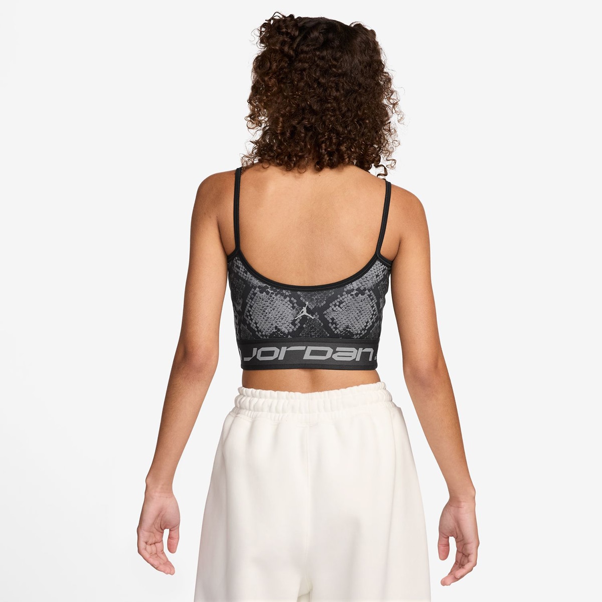 T-shirt de Mulher SPT AOP Crop Tank Preto-2