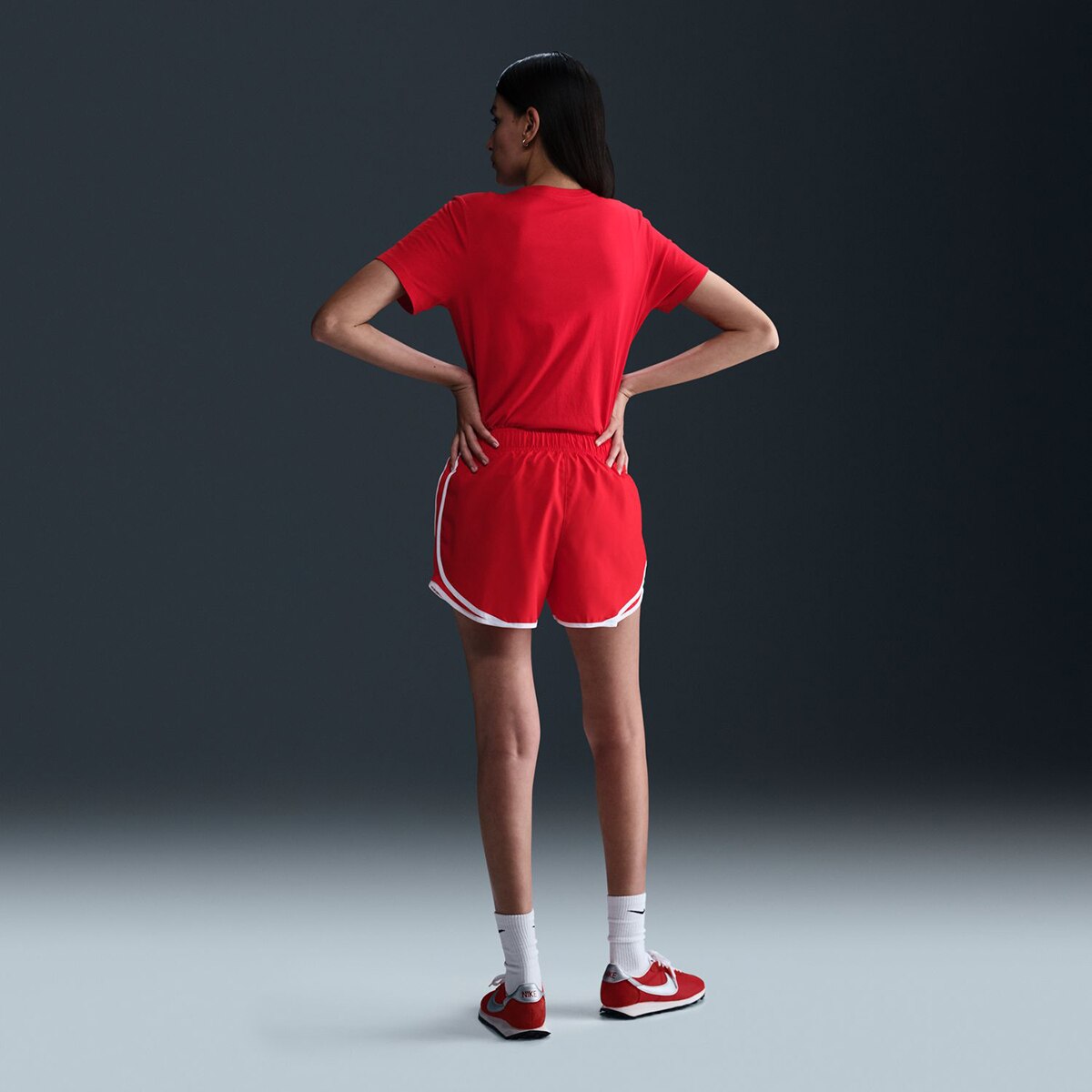 T-shirt de Mulher Sportswear Club Essentials Vermelho-2