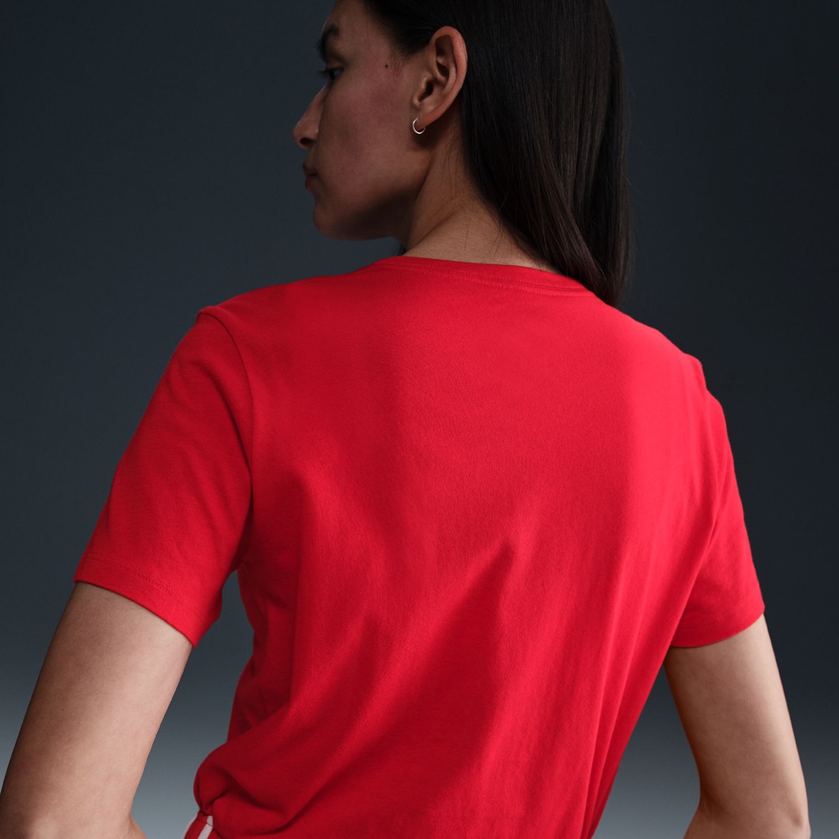 T-shirt de Mulher Sportswear Club Essentials Vermelho-5