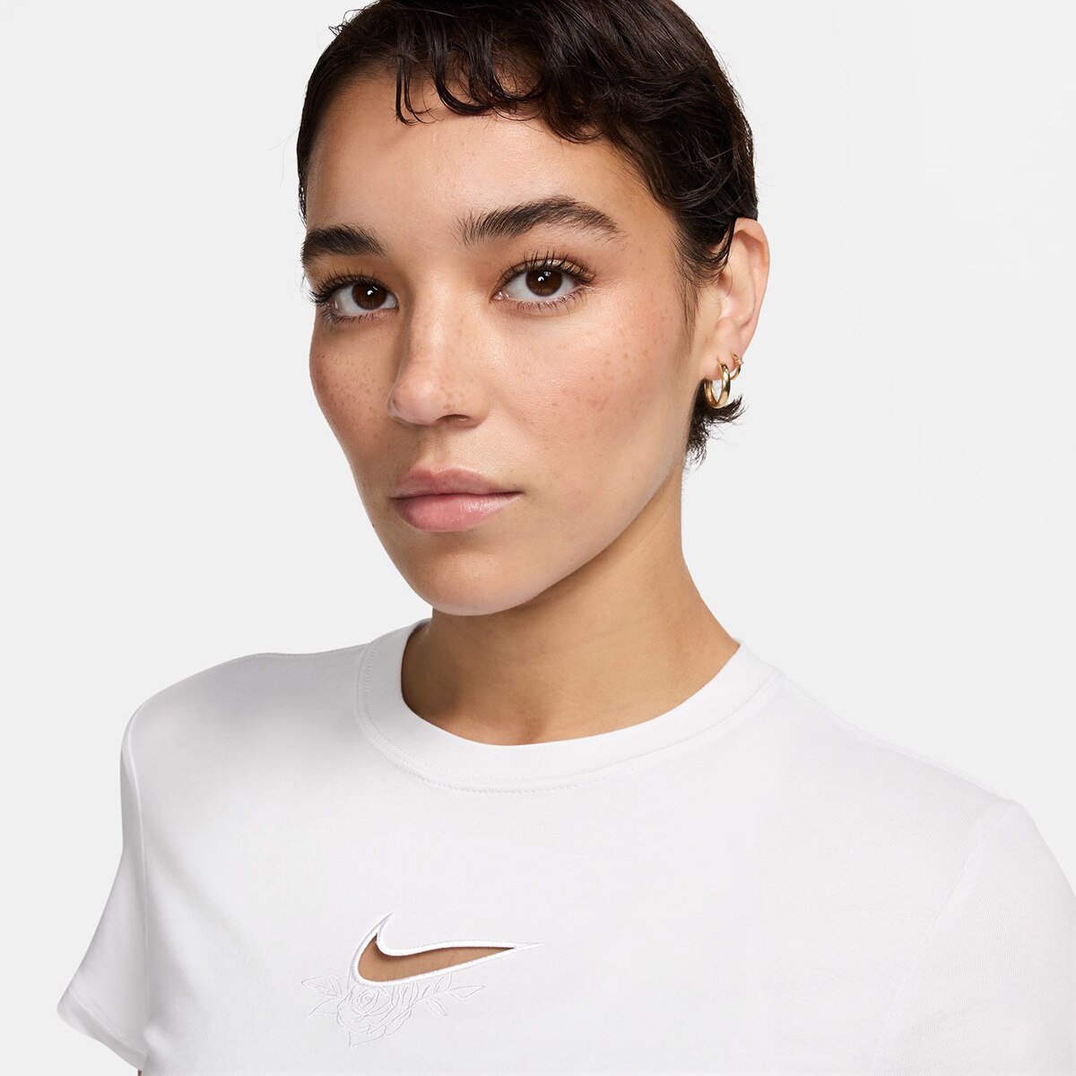 T-shirt de Mulher Sportswear Chill Knit Branco-3