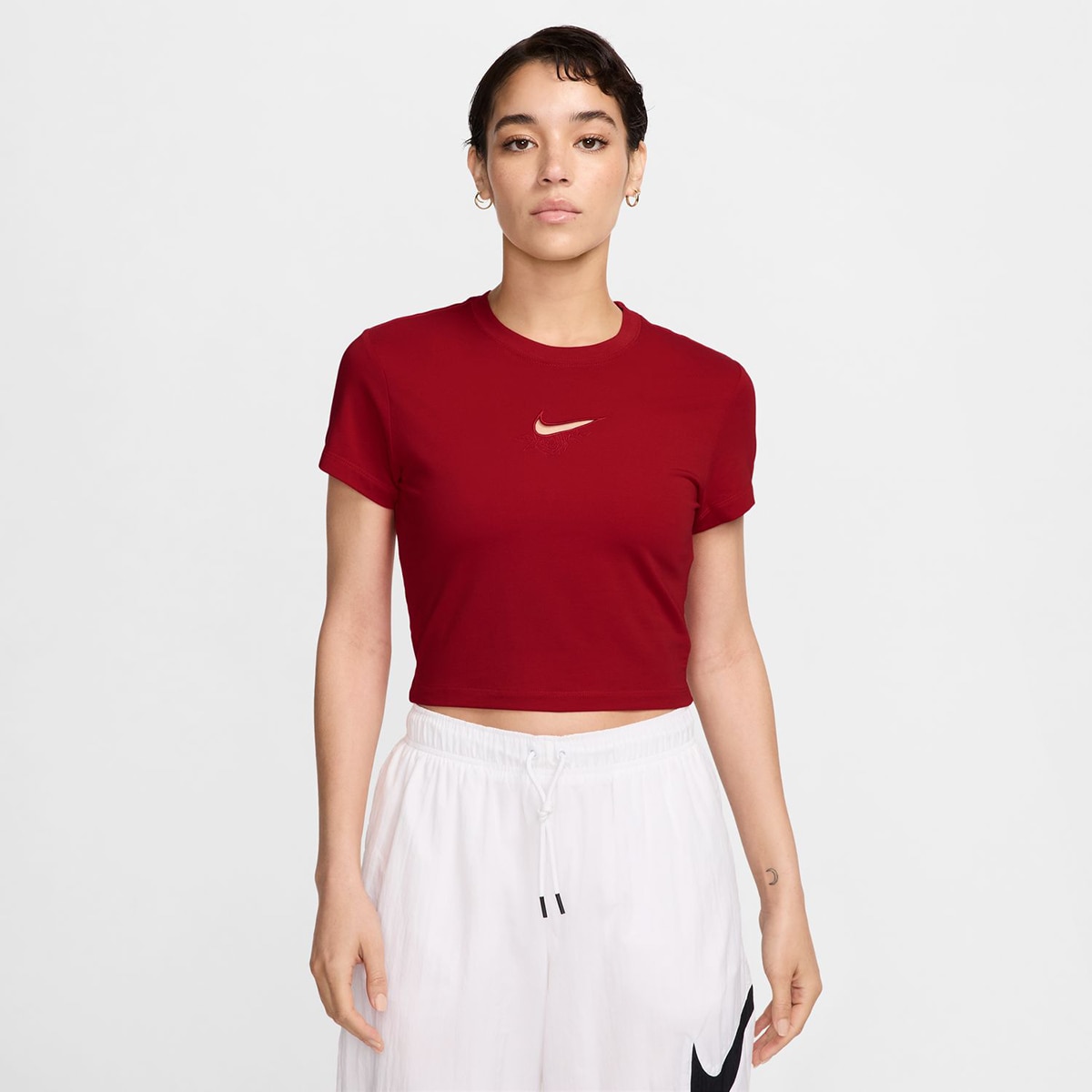 T-shirt de Mulher Sportswear Chill Knit Vermelho-1