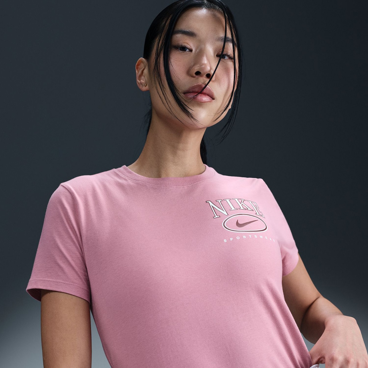 T-shirt de Mulher Sportswear Club Rosa-6