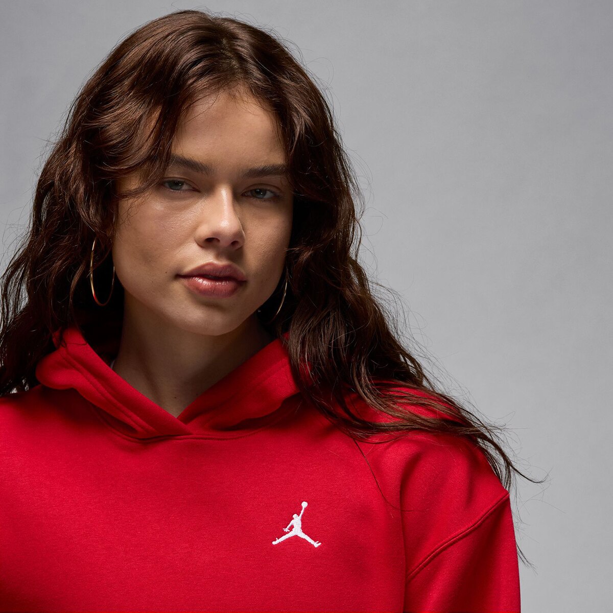 Sweatshirt de Mulher Brooklyn Fleece Vermelho-3