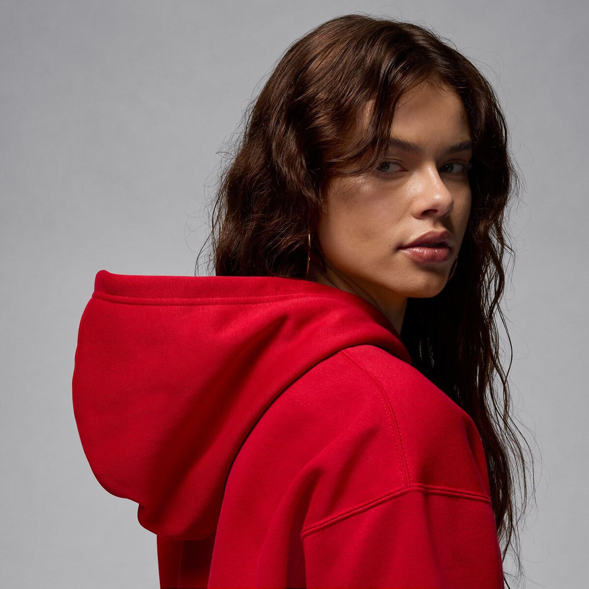 Sweatshirt de Mulher Brooklyn Fleece Vermelho-6