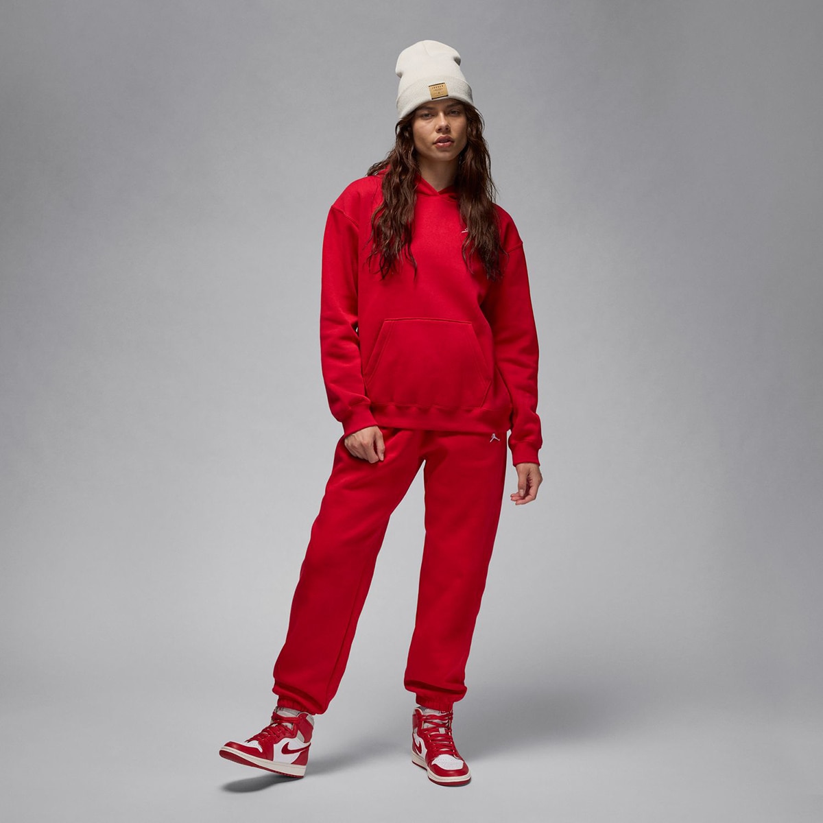 Sweatshirt de Mulher Brooklyn Fleece Vermelho-7