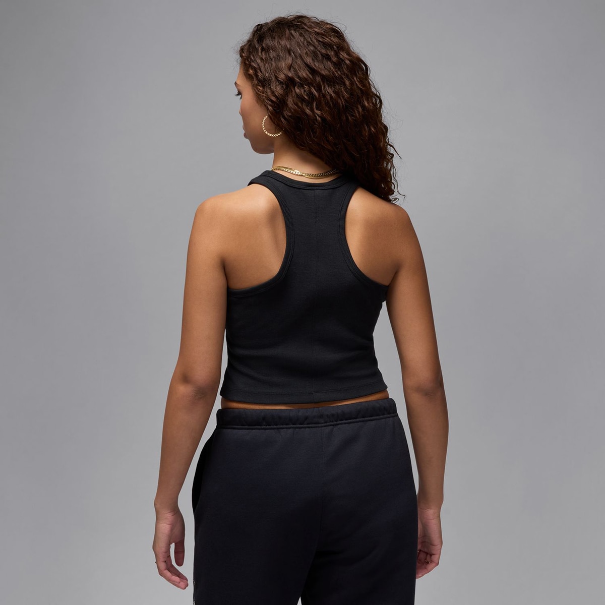 T-shirt de Mulher Essentials Tank Preto-2