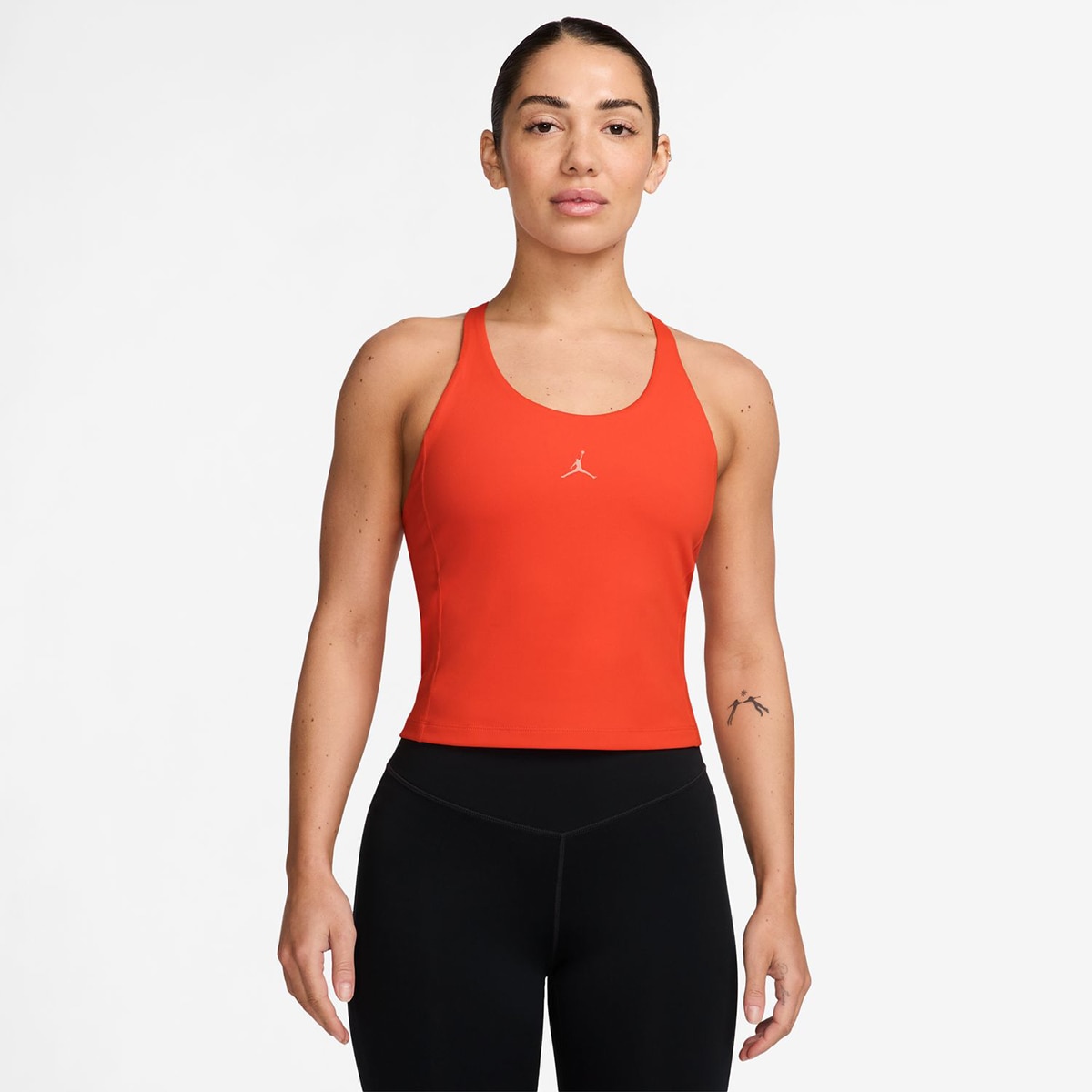 T-shirt Desportiva de Mulher Laranja-1