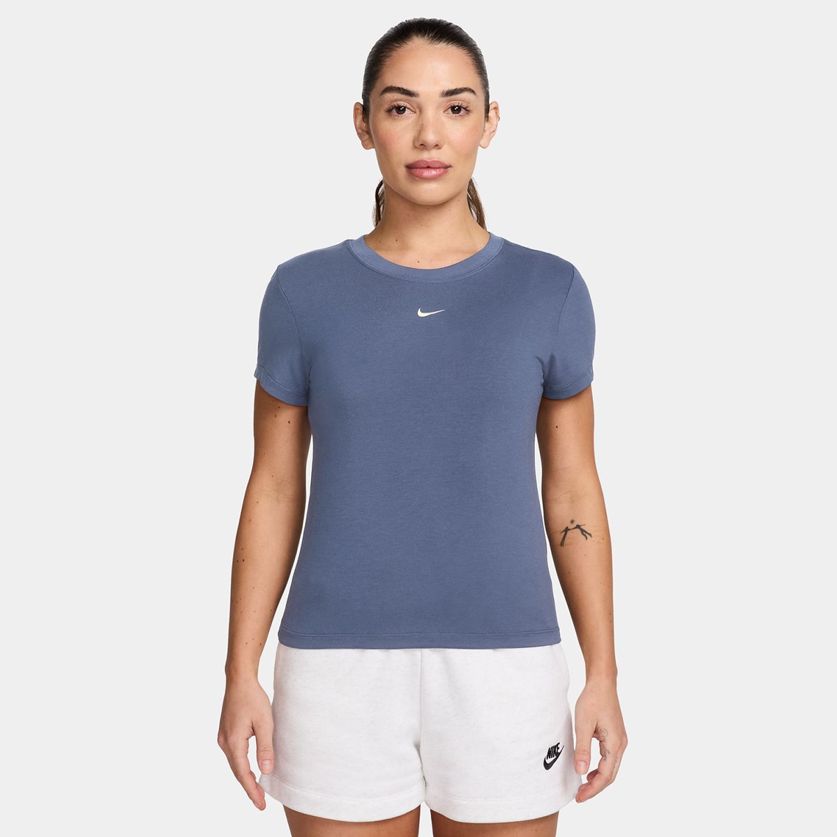 T-shirt de Mulher Sportswear Chill Knit Azul-1