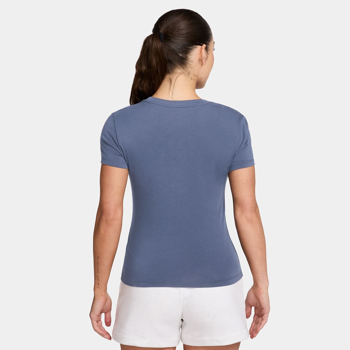 T-shirt de Mulher Sportswear Chill Knit Azul-2