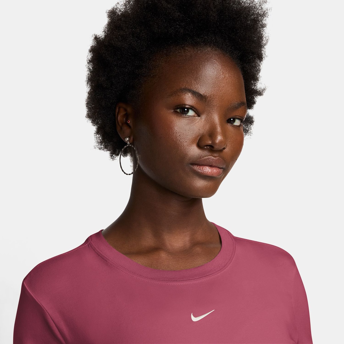 T-shirt de Mulher Sportswear Chill Knit Rosa-3