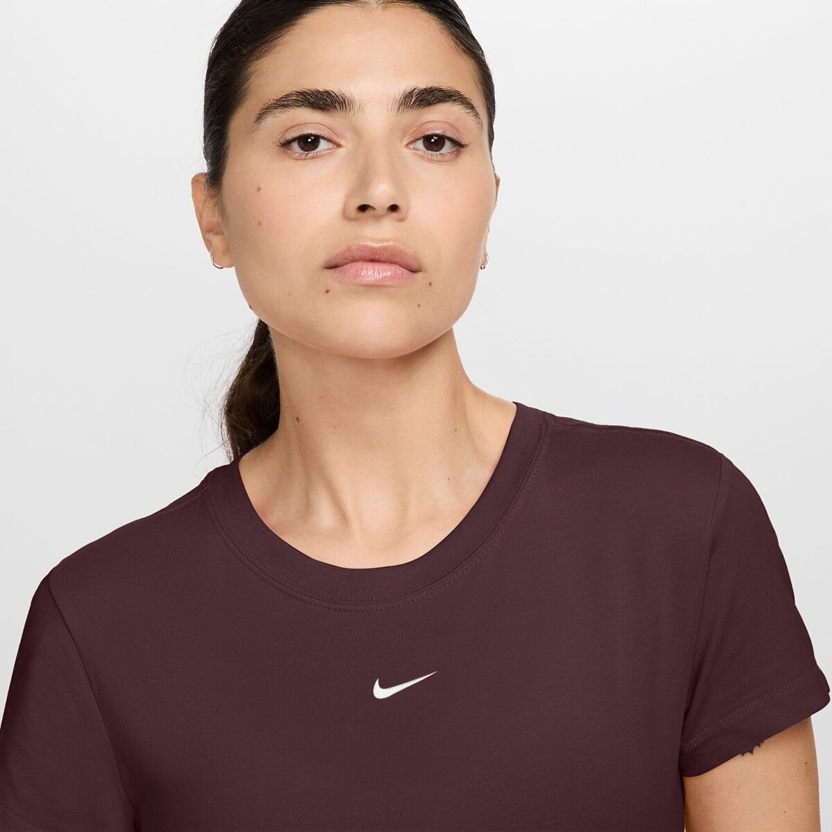 T-shirt de Mulher Sportswear Chill Knit Bordeaux-3