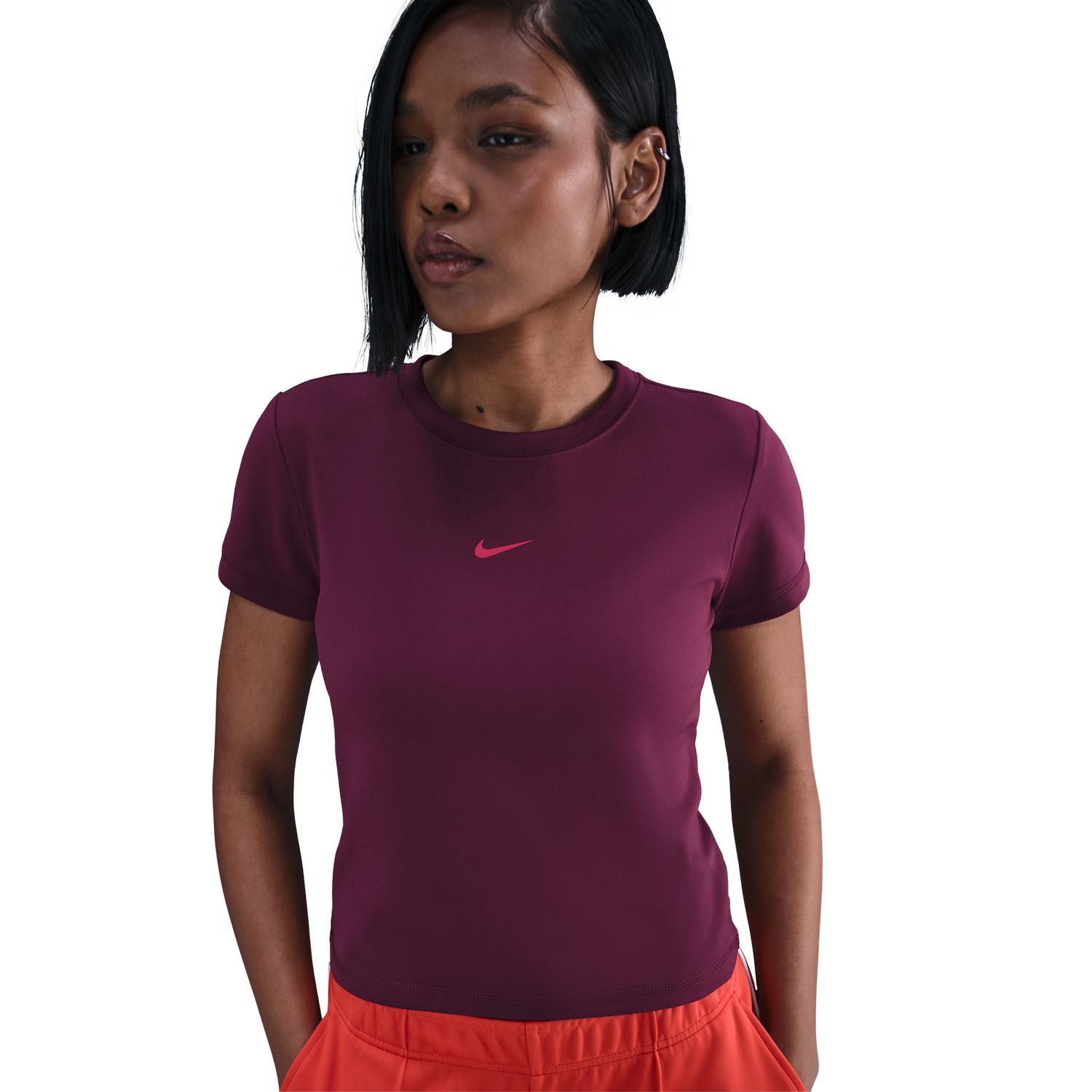 T-shirt de Mulher Sportswear Chill Bordeaux-3