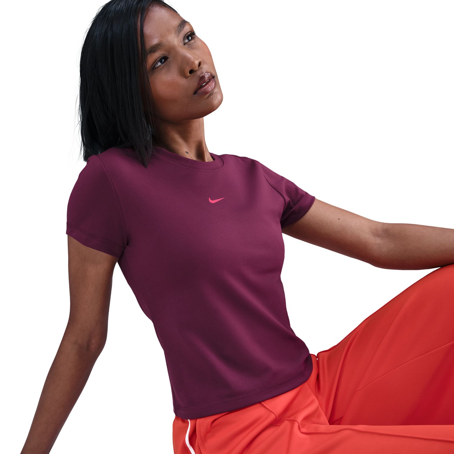 T-shirt de Mulher Sportswear Chill Bordeaux-5