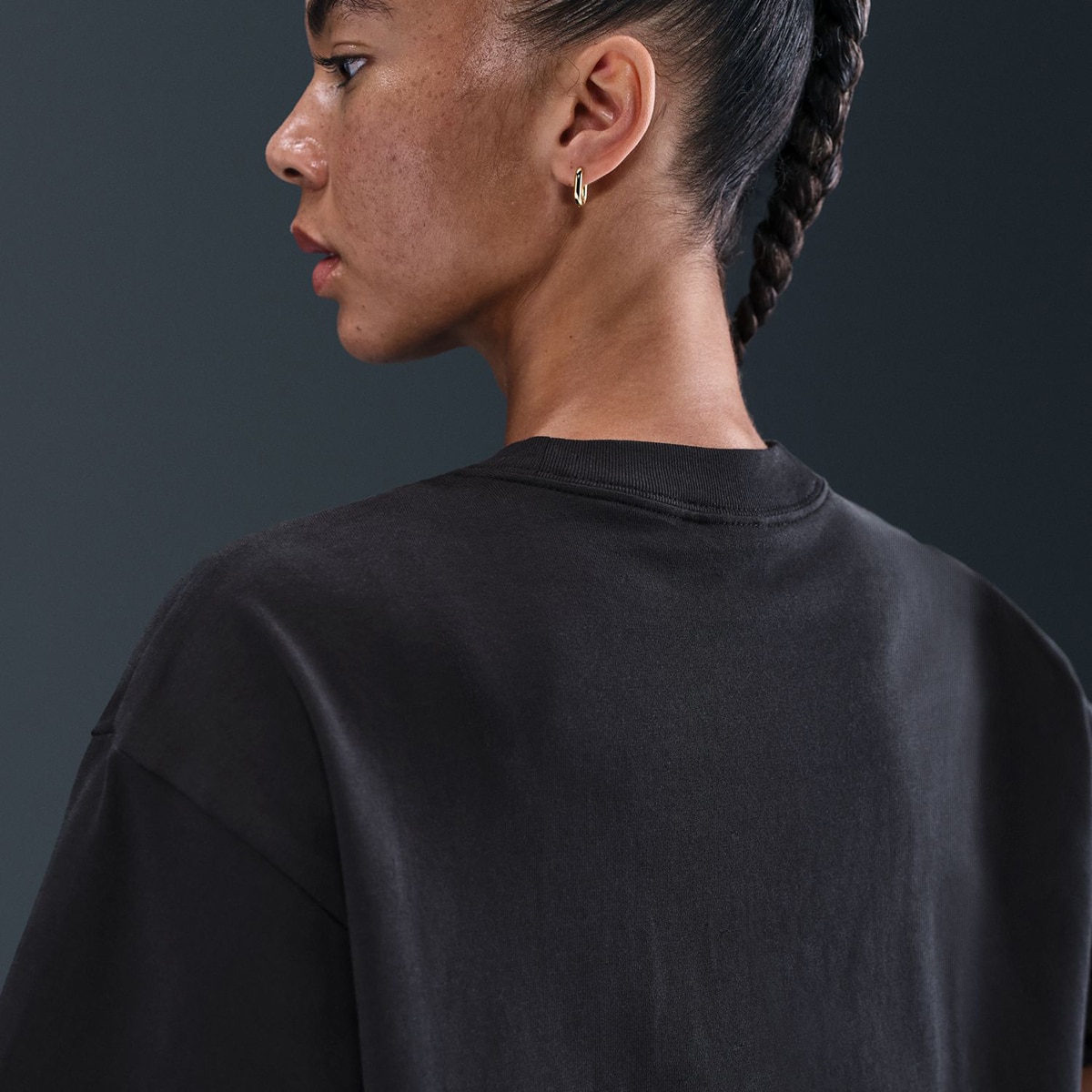T-shirt de Mulher Sportswear Chill Preto-5