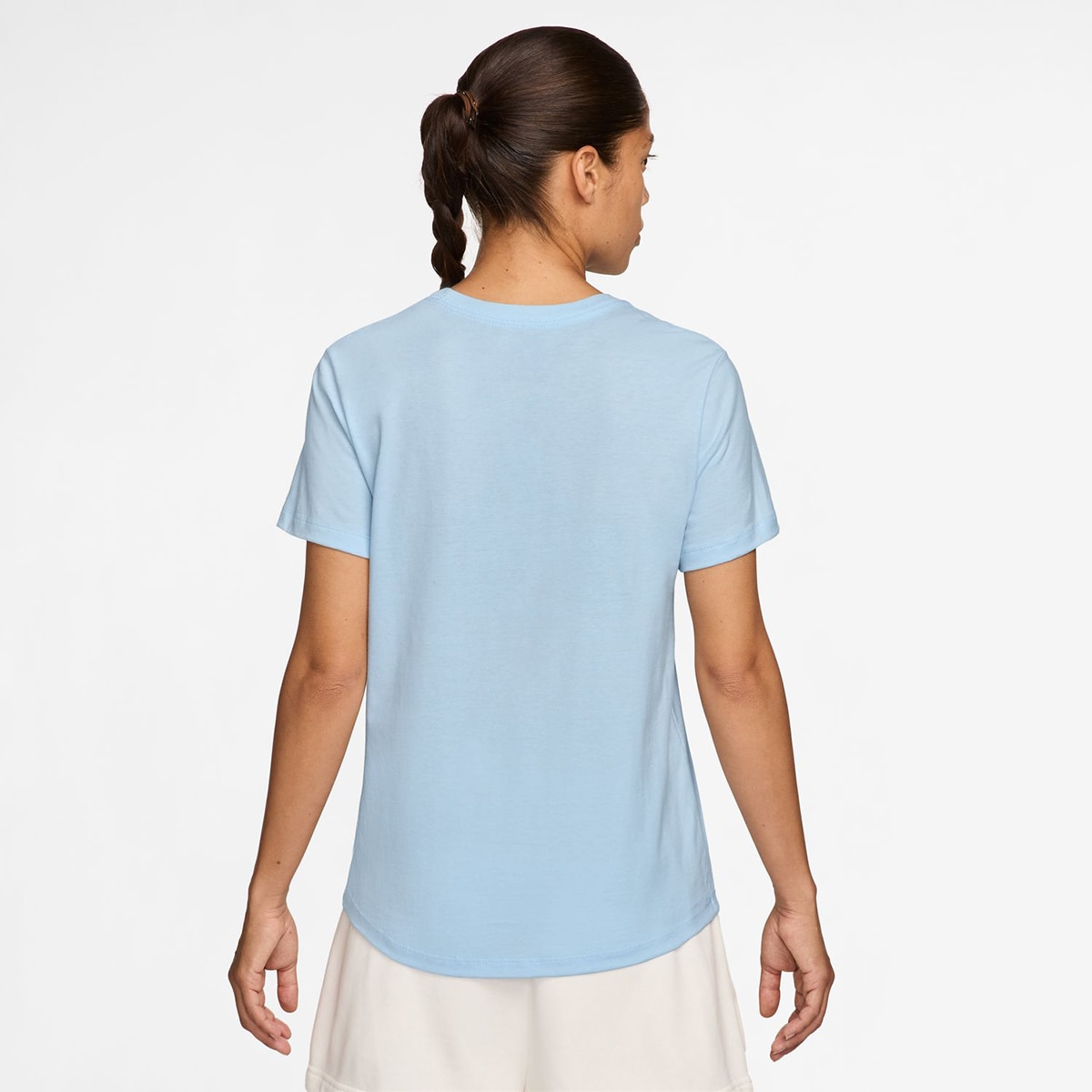 T-shirt de Mulher Sportswear Club Essentials Azul-2