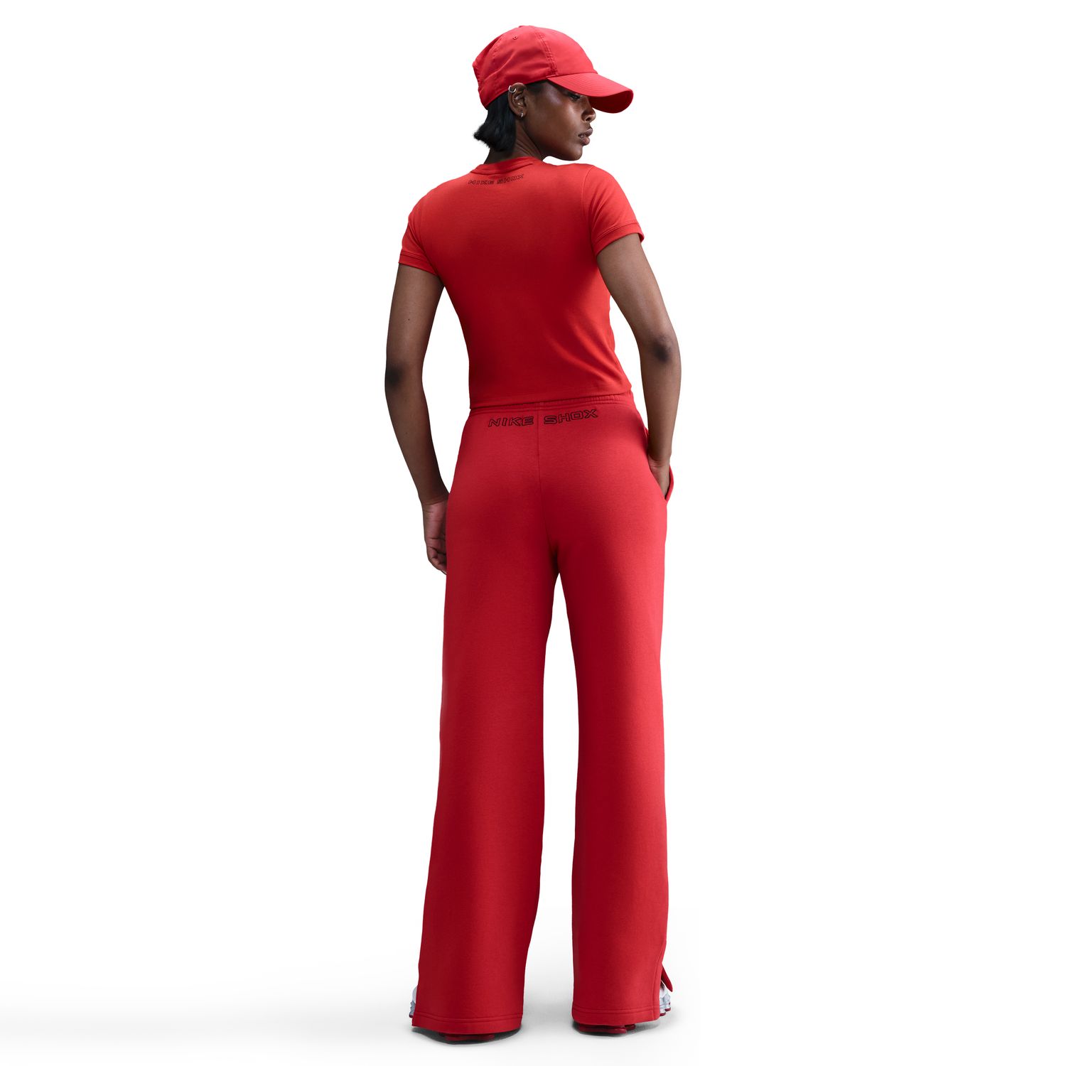T-shirt de Mulher Sportswear Shox Vermelho-2
