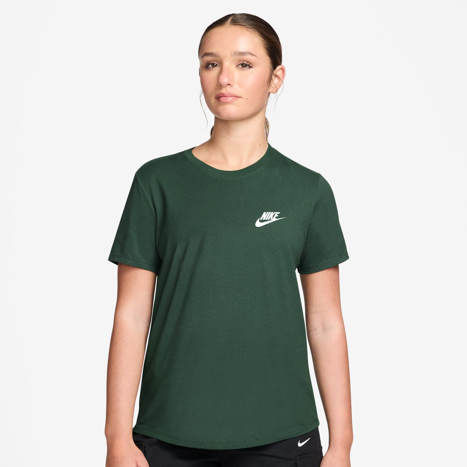 T-shirt de Mulher Sportswear Club Essentials Verde-1