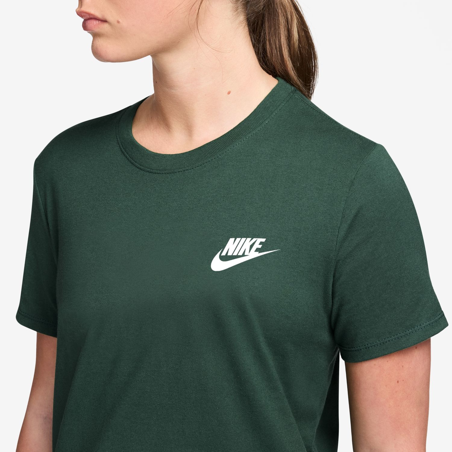 T-shirt de Mulher Sportswear Club Essentials Verde-3