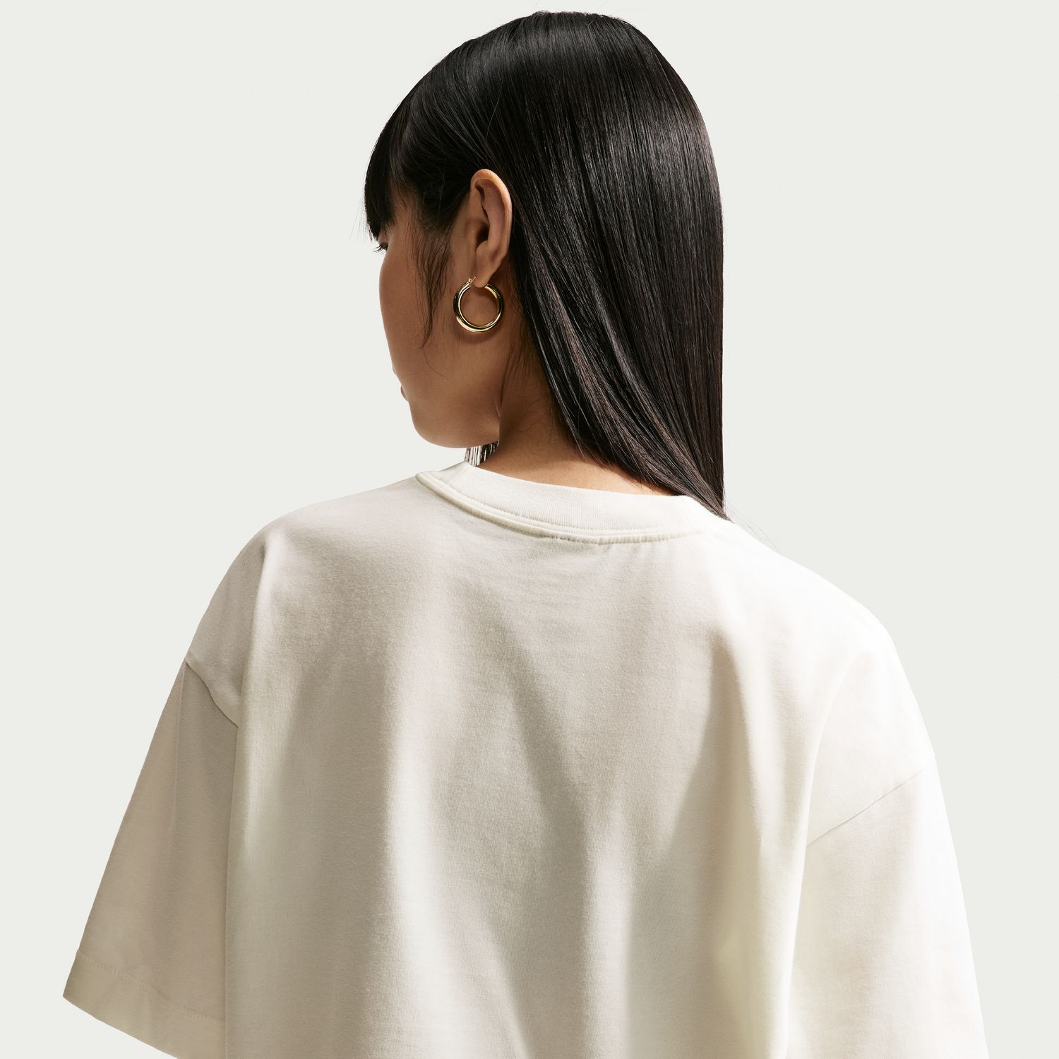 Camiseta de mujer Sportswear Boxy Script Nike - Blanco Blanco-4