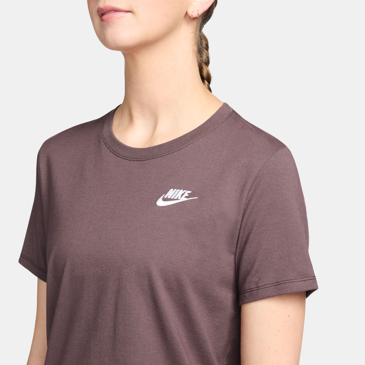 T-shirt de Mulher Sportswear Club Essentials Roxo-3