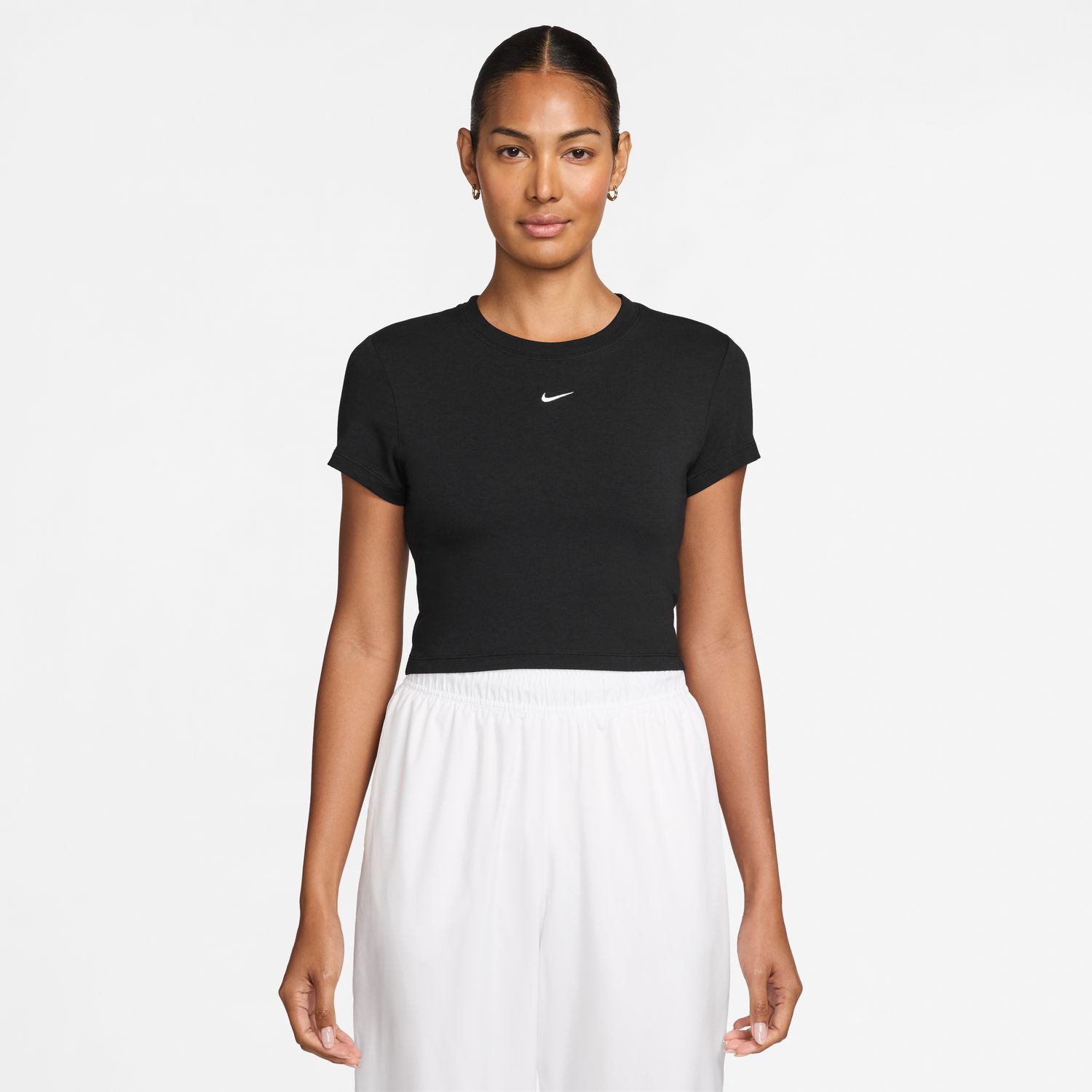 T-shirt de Mulher Sportswear Chill Knit Preto-1