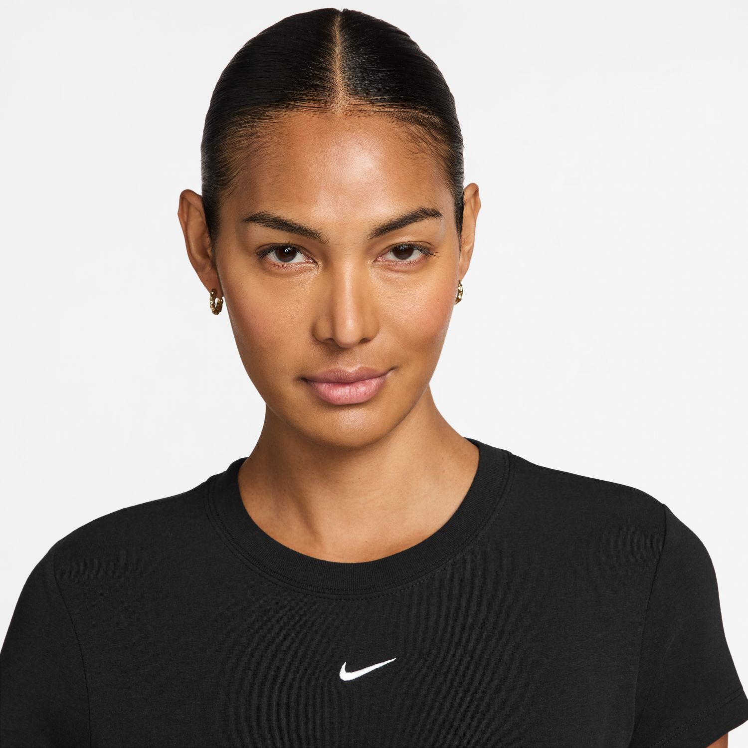 T-shirt de Mulher Sportswear Chill Knit Preto-3