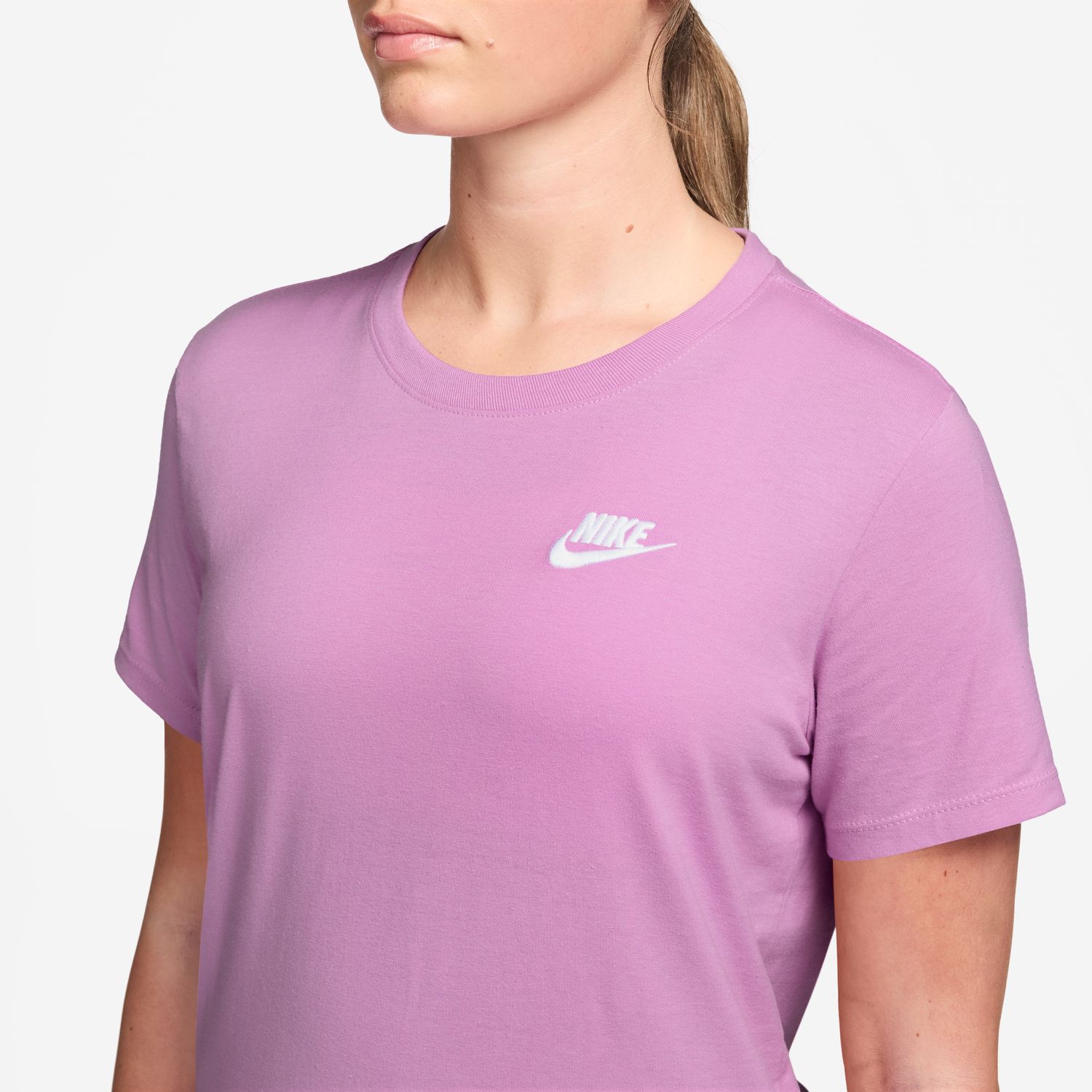 T-shirt de Mulher Sportswear Club Essentials Roxo-4