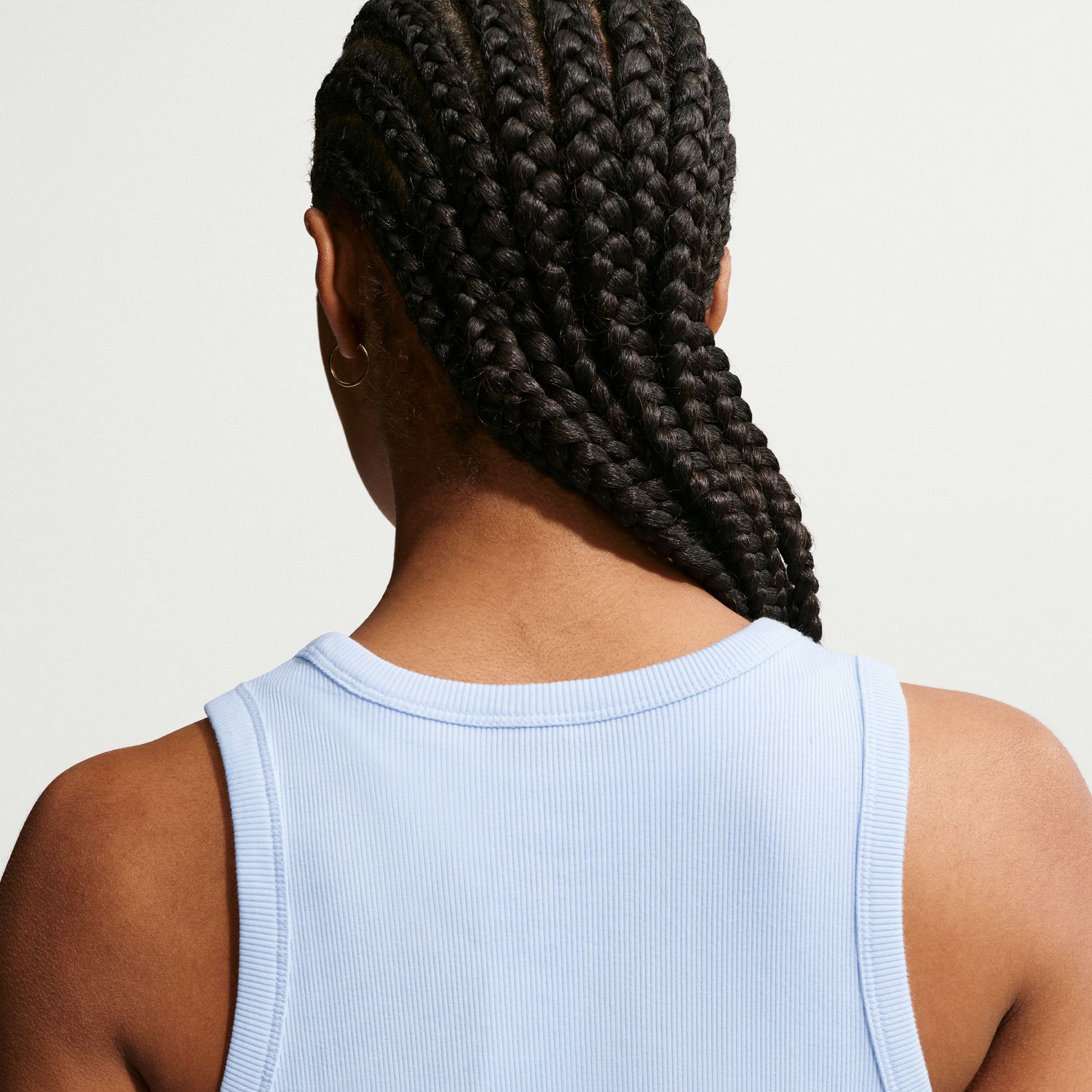 T-shirt de Mulher Sportswear Rib Tight Tank Azul-3