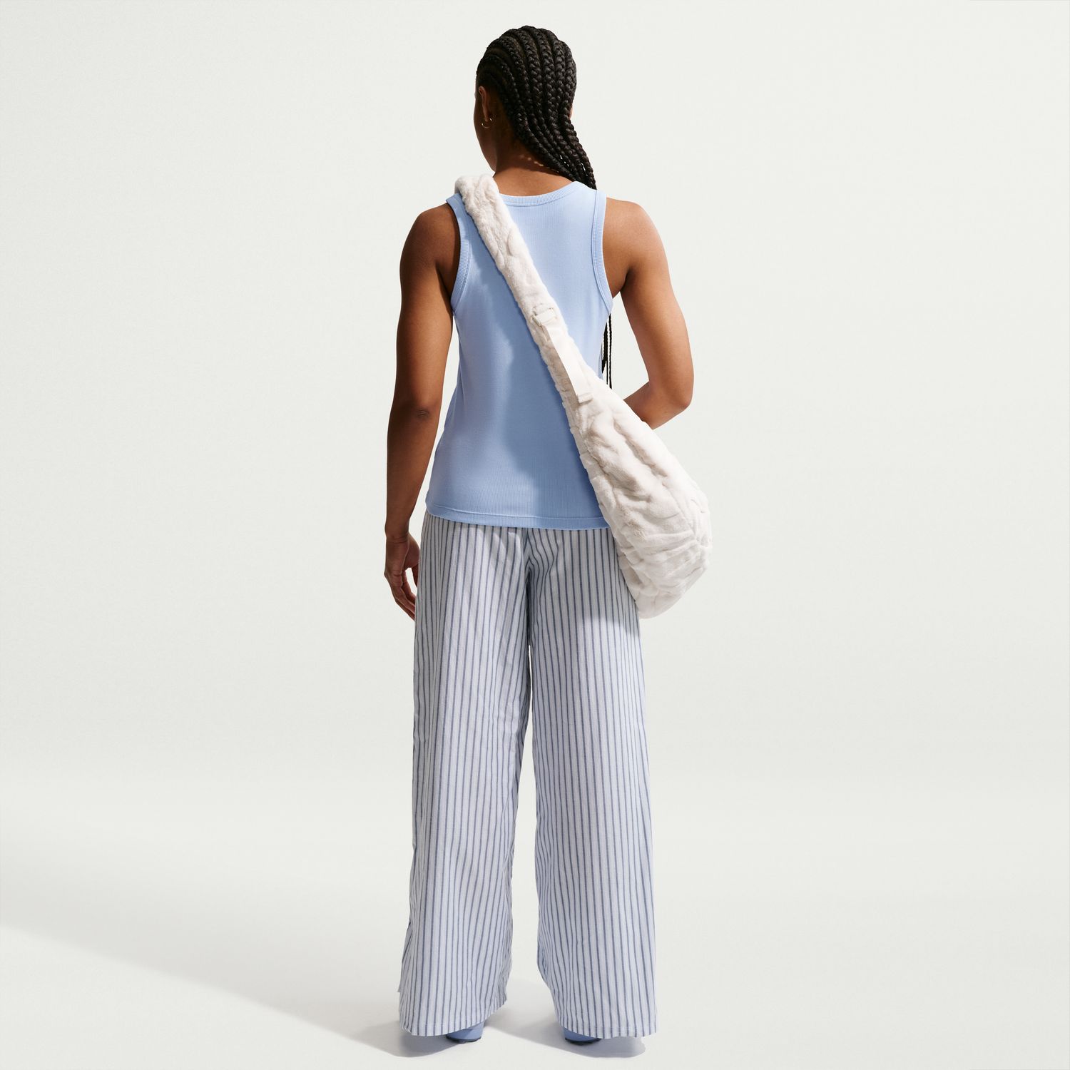 T-shirt de Mulher Sportswear Rib Tight Tank Azul-5