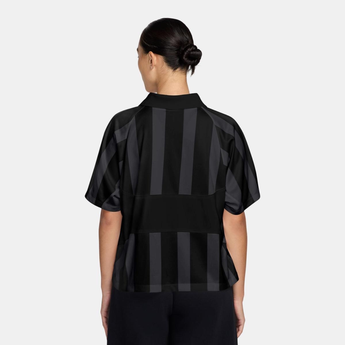 T-shirt de Mulher Sportswear Street Stripe Preto-2