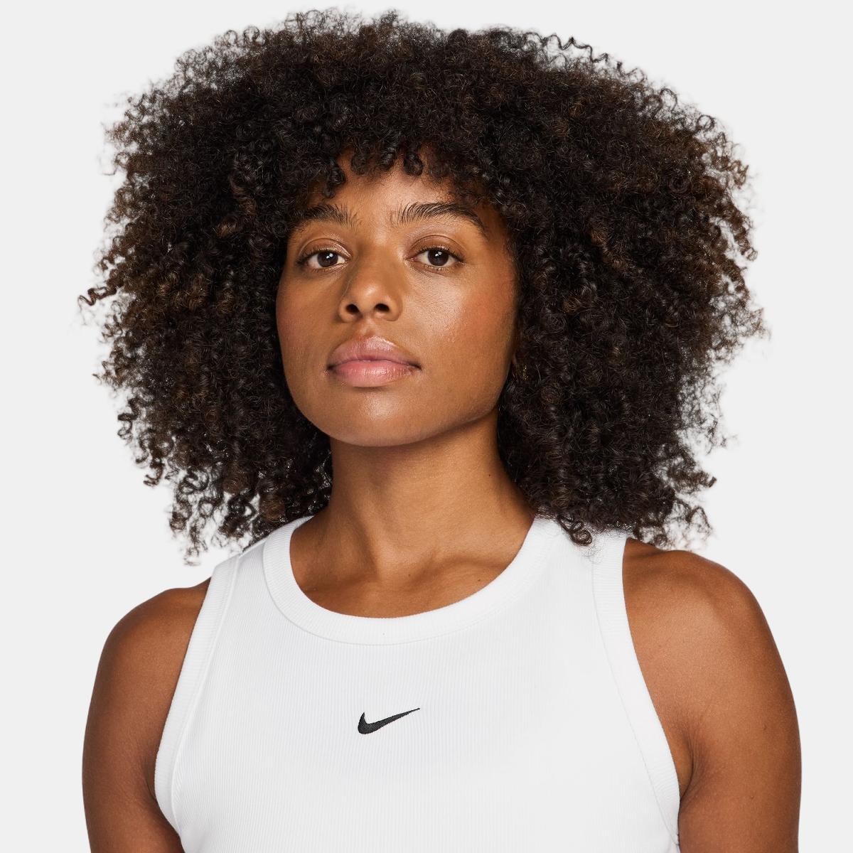T-shirt de Mulher W Nsw Rib Tight Tank Branco-3