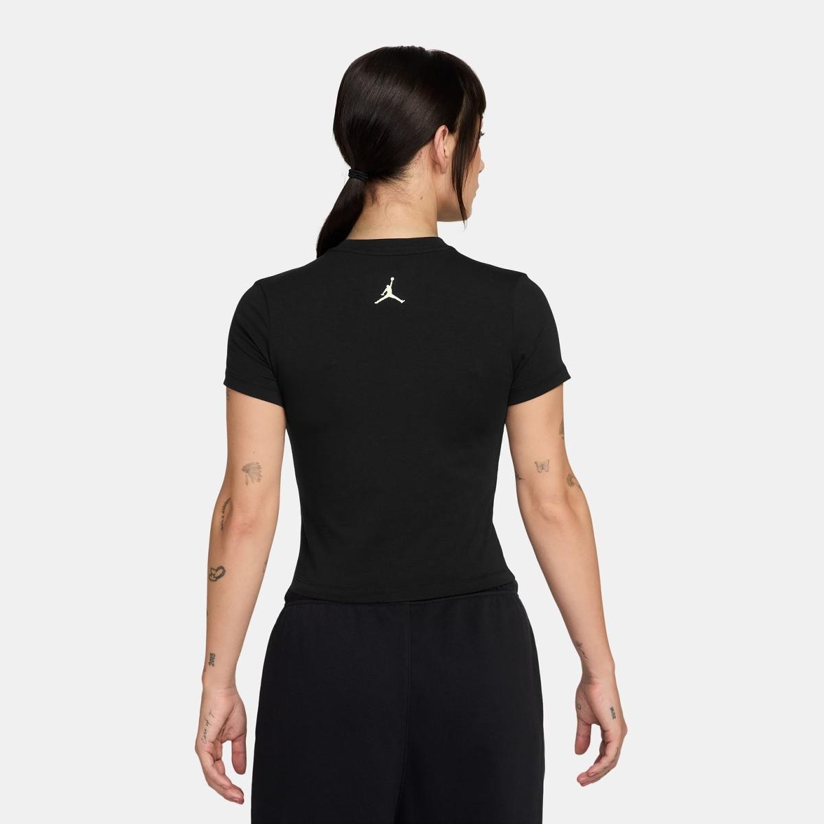 T-shirt de Mulher BRK SS TMID GFX TEE VR Preto-2