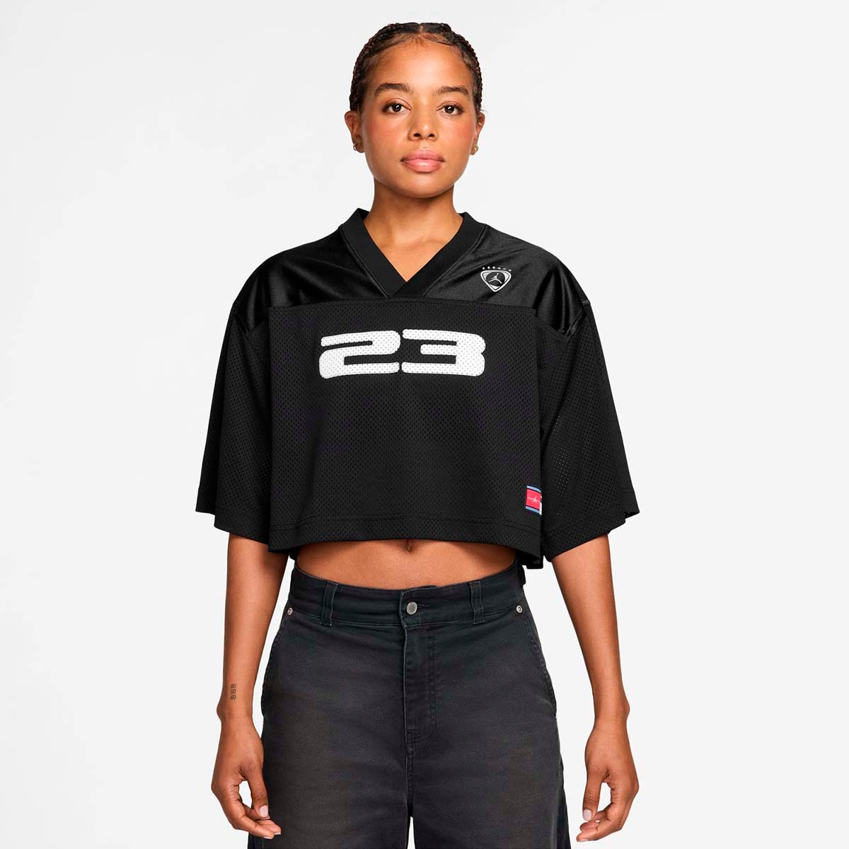 Camisetas de Mujer BRK SS JRSY TOP FC Jordan - Negro Negro-1