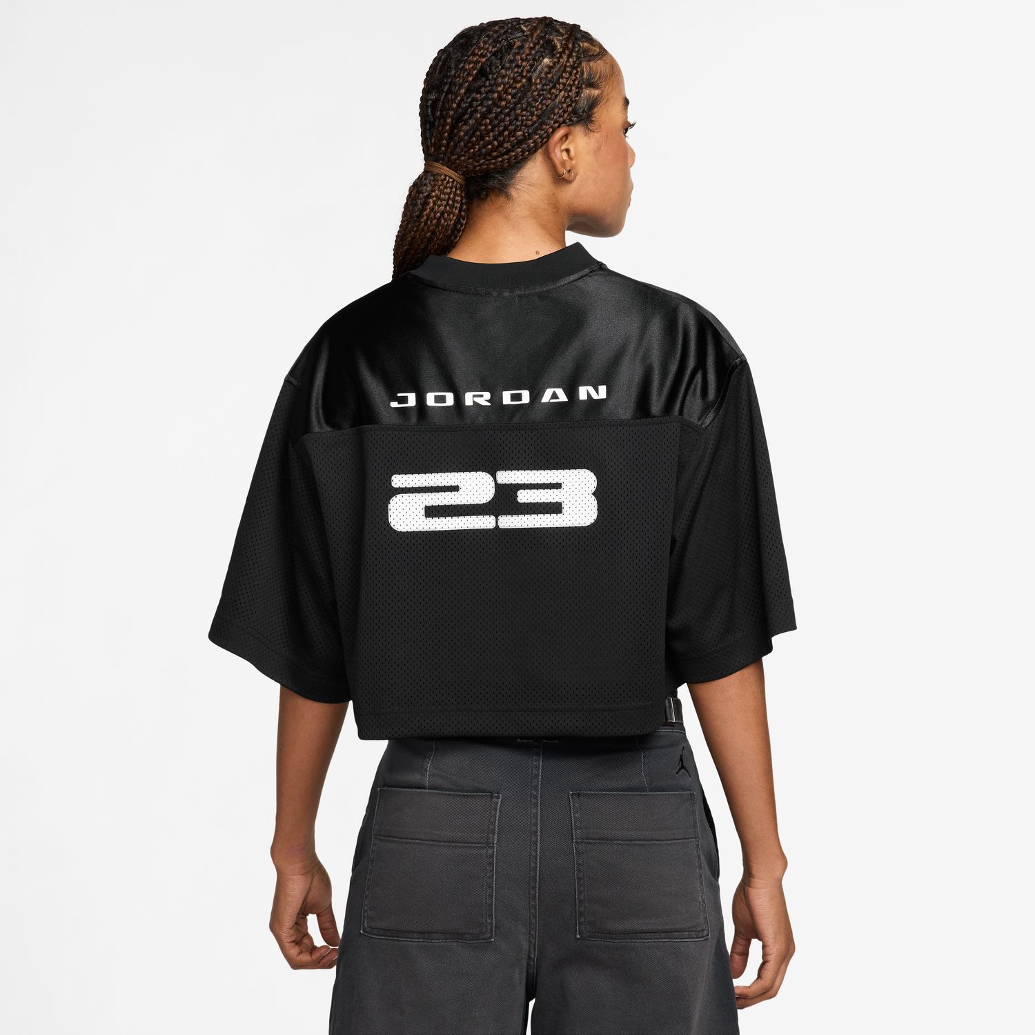Camisetas de Mujer BRK SS JRSY TOP FC Jordan - Negro Negro-2