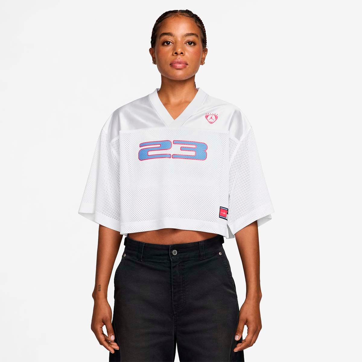 Camisetas de Mujer BRK SS JRSY TOP FC Jordan - Blanco Blanco-1