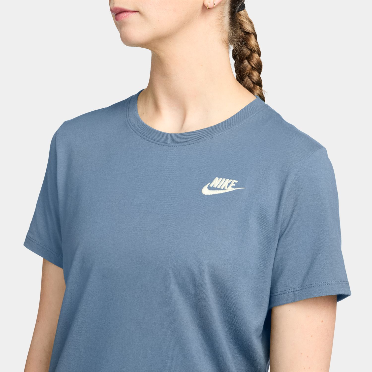 T-shirt de Mulher W Nsw Club SS Tee Azul-3