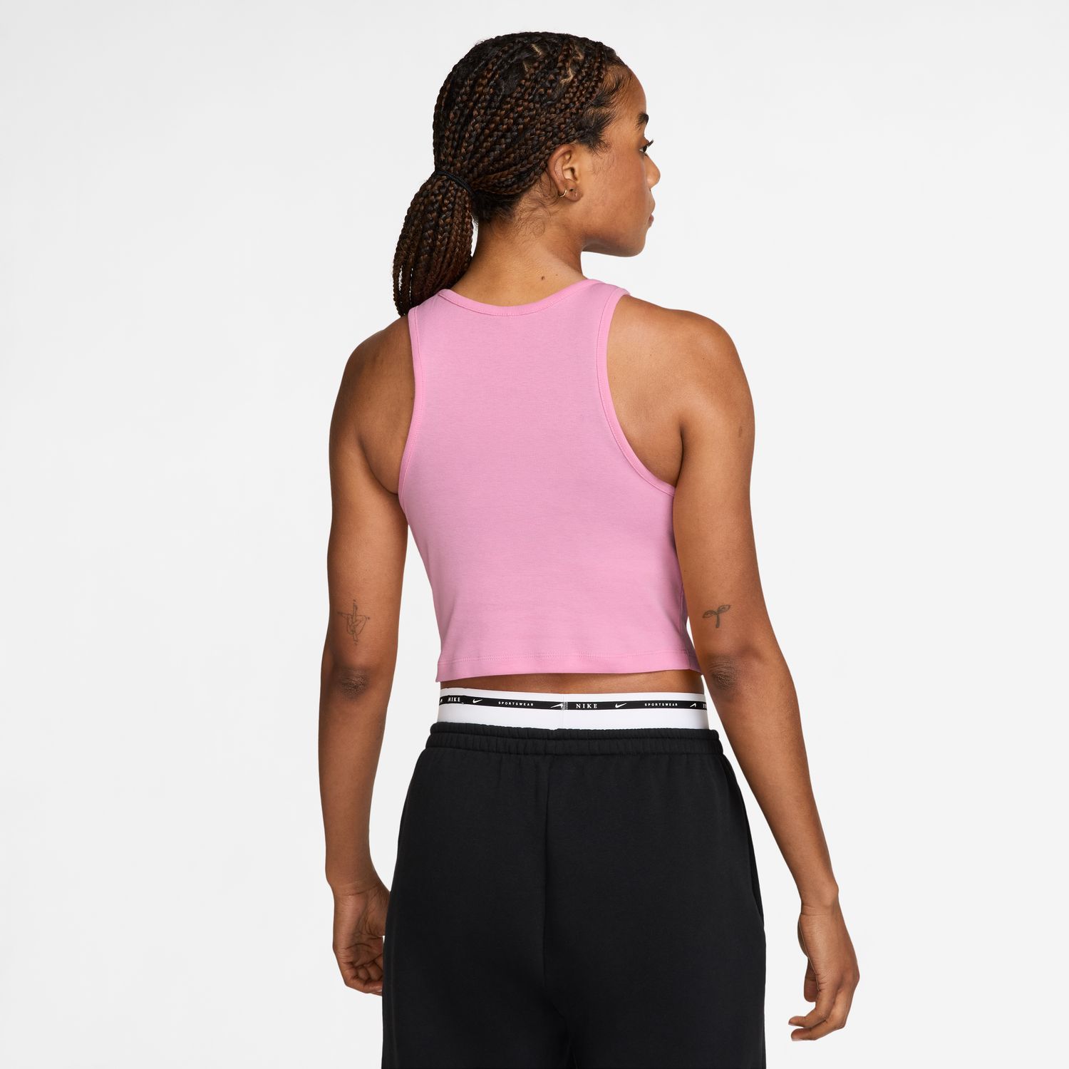 T-shirt de Mulher W Nk Street GX Crop Tank Vermelho-2