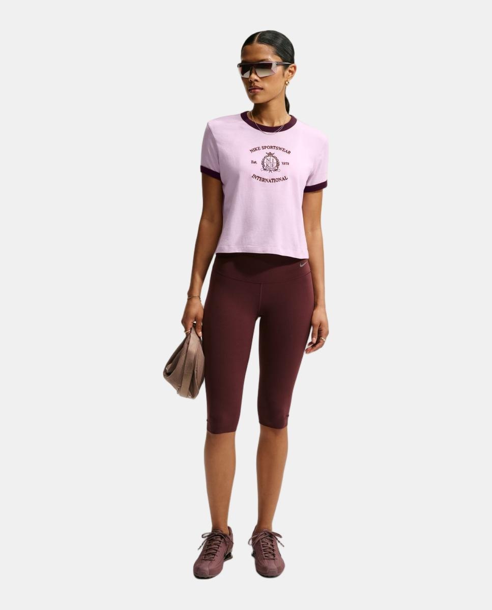 T-shirt de Mulher W Nsw Nk Club Roxo-4