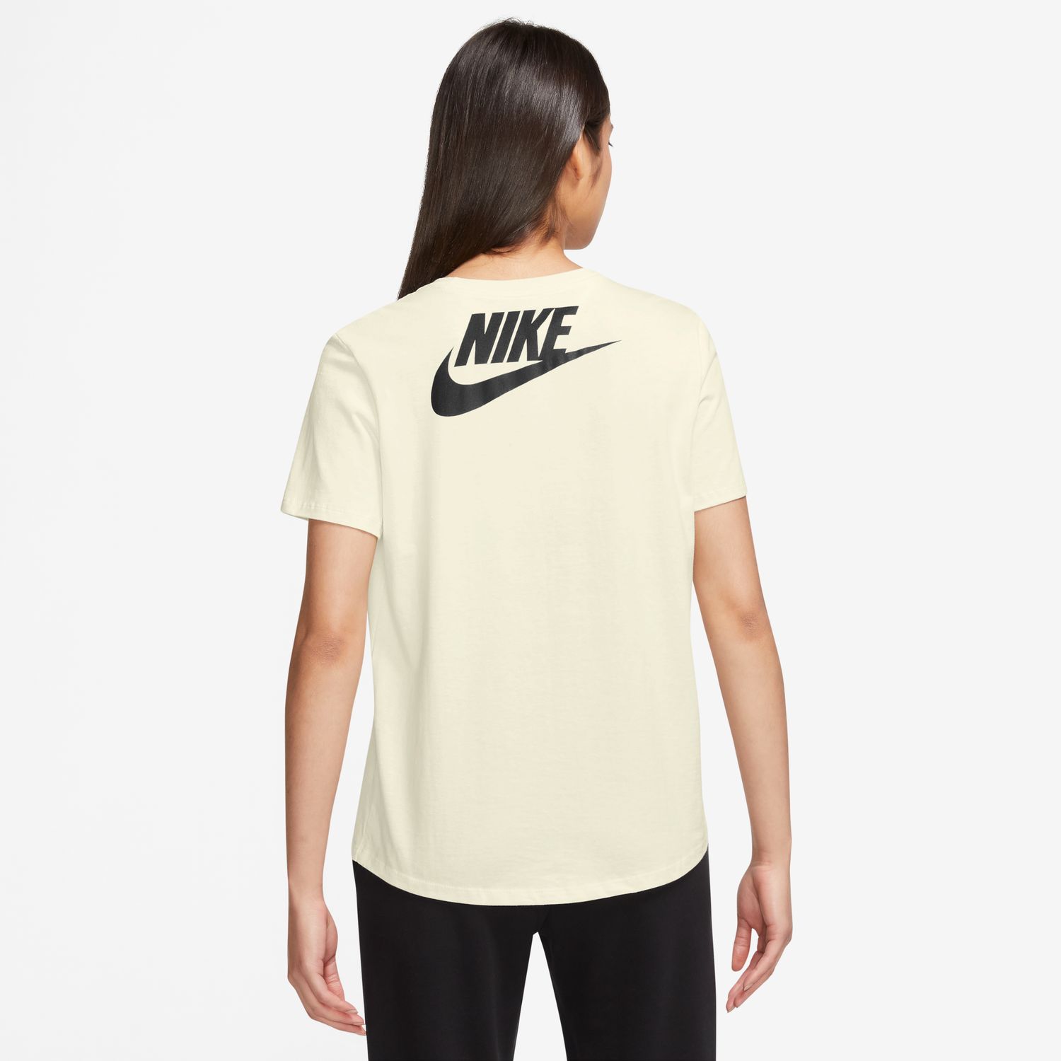T-shirt de Mulher W Nsw Club SS Tee Icn Ftra Branco-2