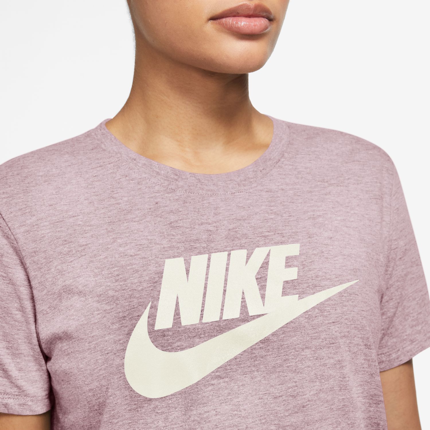 T-shirt de Mulher W Nsw Club SS Tee Icn Ftra Roxo-3