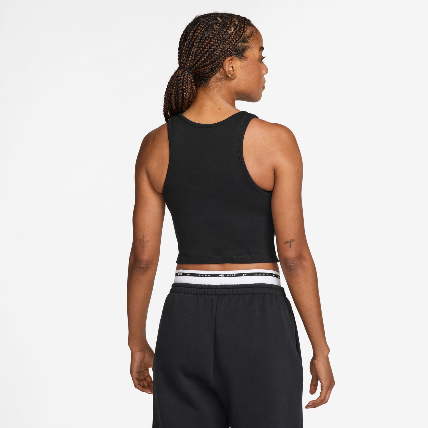 T-shirt de Mulher W Nk Street GX Crop Tank Preto-2