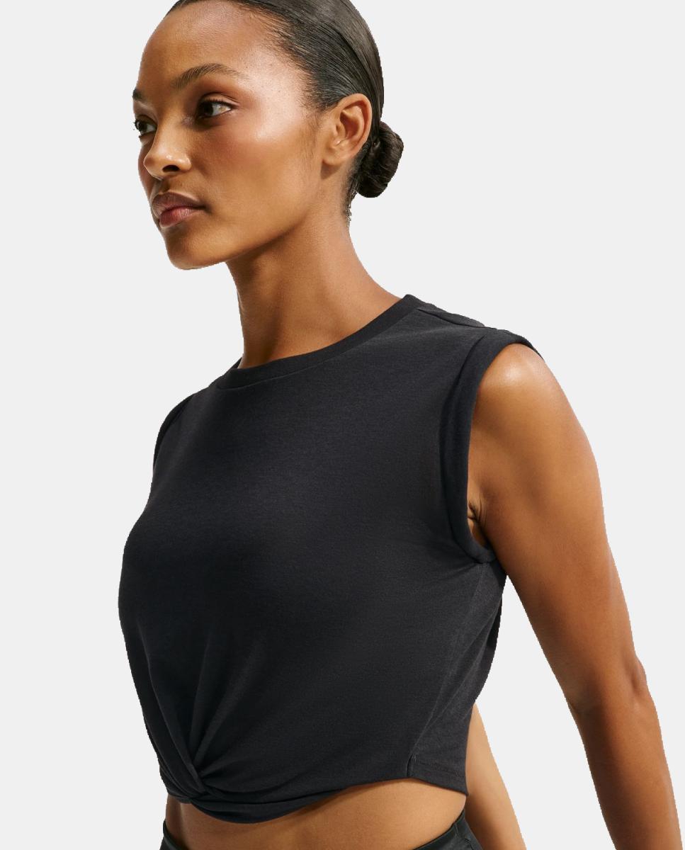 Camiseta de mujer Performance Cotton Blend Tnk NikeSKIMS - Negro Negro-5