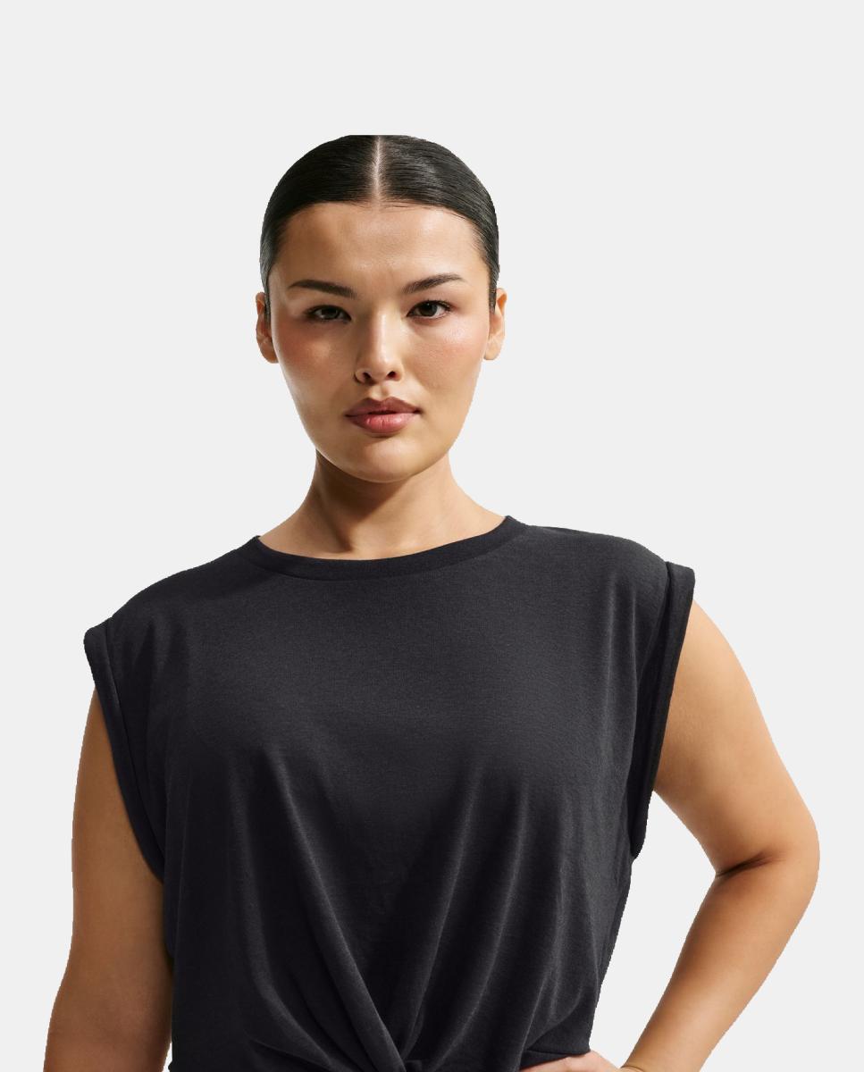 Camiseta de mujer Performance Cotton Blend Tnk NikeSKIMS - Negro Negro-7