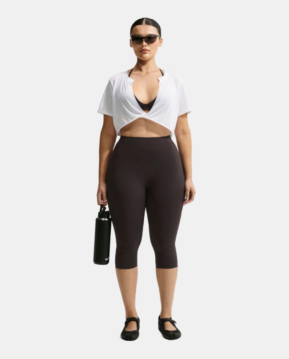 Camiseta de mujer Performance Cotton Blend NikeSKIMS - Blanco Blanco-10