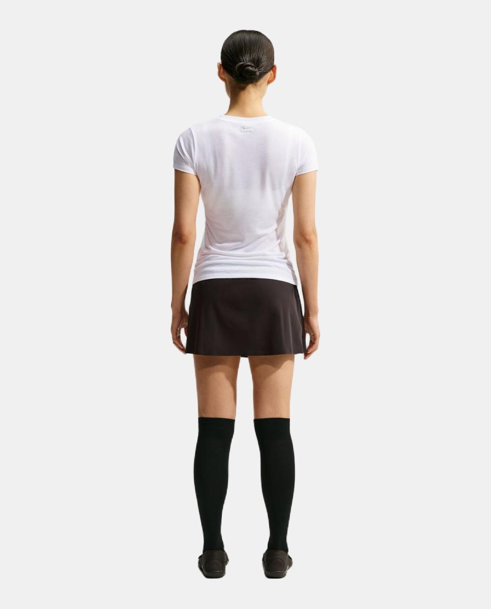 Imagen 2 de Camiseta de mujer Performance Cotton Blend NikeSKIMS - Blanco Blanco