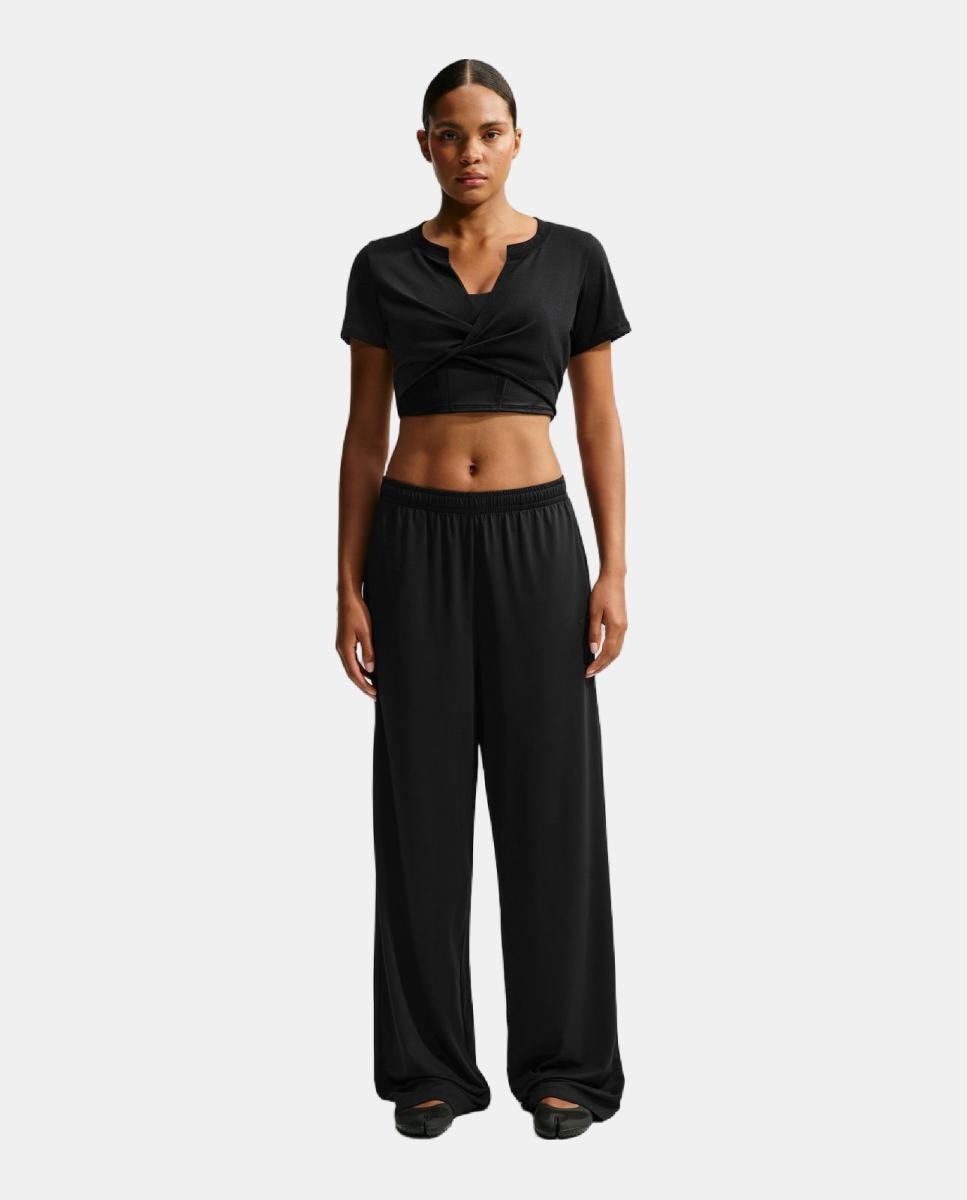 Imagen 0 de Camiseta de mujer Performance Cotton Blend NikeSKIMS Negro
